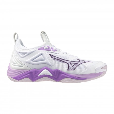 MIZUNO WAVE MOMENTUM White/Patrician Purple/Quince