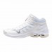 MIZUNO WAVE VOLTAGE 2 MID (White/Aleutian/Cloud Pink)