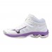 MIZUNO WAVE VOLTAGE MID 2 White/Patrician Purple/Quince